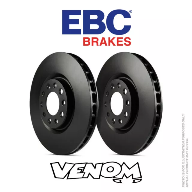 EBC OE Rear Brake Discs 240mm for Abarth 595 1.4 Turbo 160bhp 2012- D286