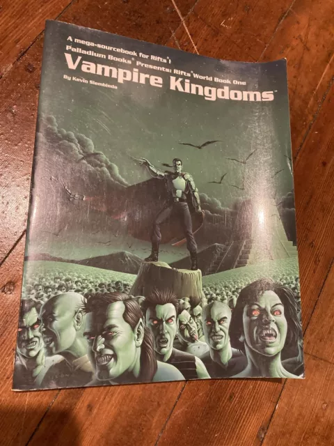 1997 sc Rifts World Book One Vampire Kingdoms, sourcebook for Rifts