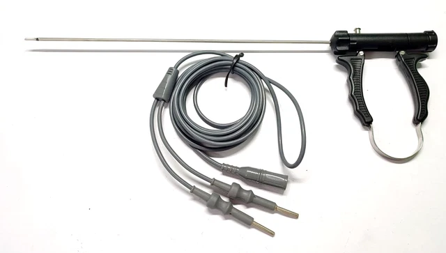 Laparoscopic Bipolar U-handle 5mm x 330mm SS Surgical Instruments CE approved