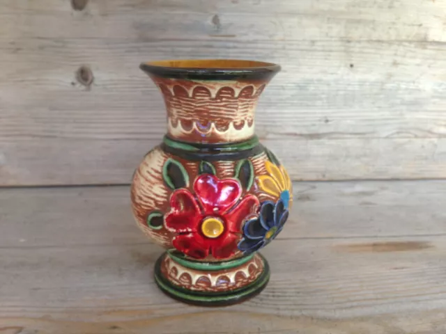 BAY Keramik Vase WGP / Mid-Century West German Pottery / sign/size 98/14 cm