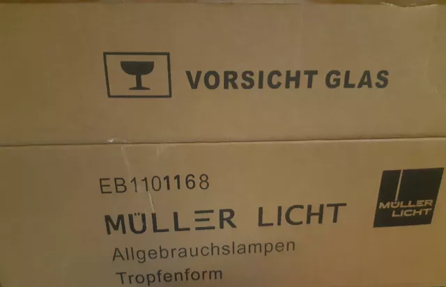 80 Stk Allgebrauchslampen Müller Licht 240V  7W E27 kein LED Altlagerrestbestand 3