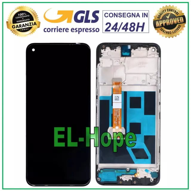 Display Touch Lcd + Frame Per Oppo A53S Cph2135 / A53 Cph2127 / A33 Cph2137