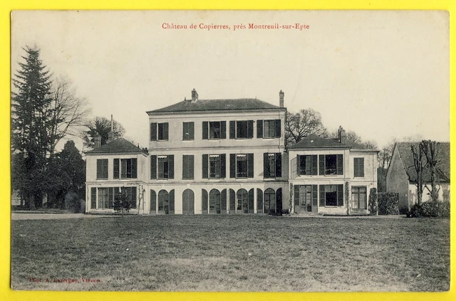 cpa 95 - MONTREUIL sur EPTE (Val d'Oise) CHÂTEAU de COPIERRES Castle Schloss
