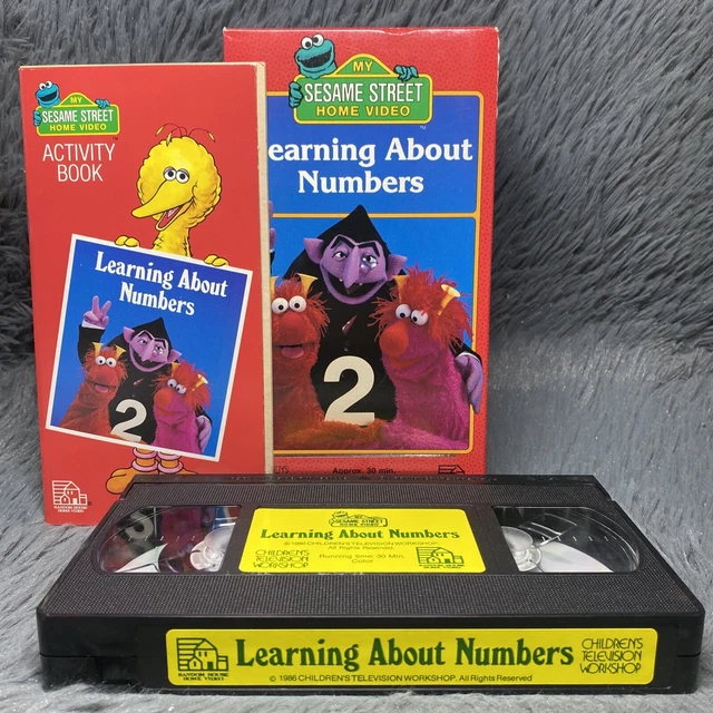 My sesame street home video learning about numbers vhs 1986 jim henson