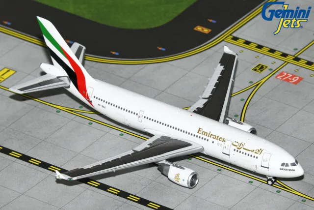 Gemini Jets 1:400 Emirates Airbus A300-600 A6-EKC GJUAE2231 IN STOCK
