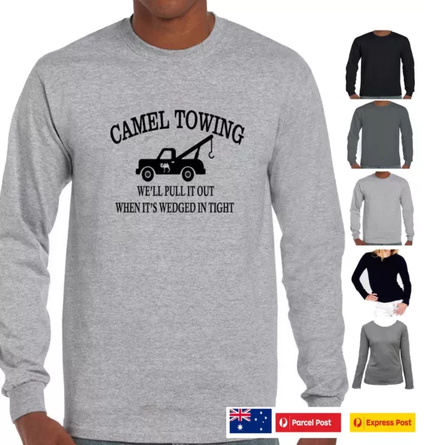 Funny T-Shirts CAMEL TOWING Rude offensive Men's Singlets Tee's Aussie Store new