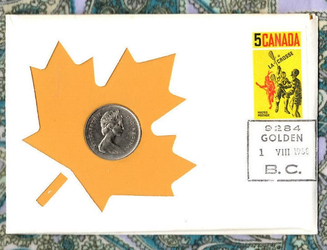 1968 99 Company First Day Issue Canada 25 Cents KM-62b Nickel