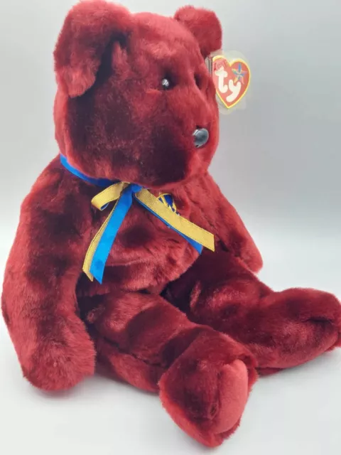 Ty Beanie Buddy Buckingham The Royal Bear New With Tags And Plastic Protector 3