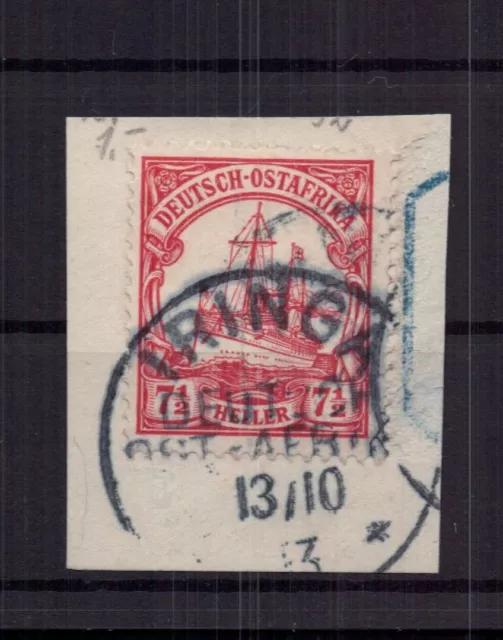 Dt. Kolonien Deutsch Ostafrika Briefstück Iringa gestempelt