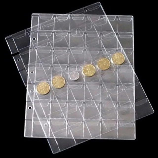 Boîte de rangement pour capsules de monnaie, 100 capsules de 21 mm - Boîte de rangement pour collection de pièces rondes pour fournitures de collection de pièces de monnaie