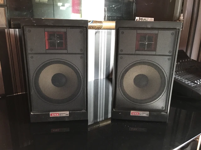 AIWA SX-9 SPEAKERS x2 £29.00 - PicClick UK