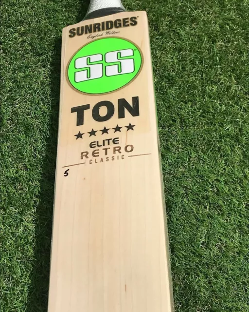 Ss Ton Elite Retro Classic English Willow Cricket Bat