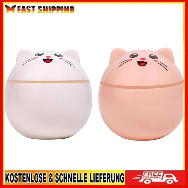Air Humidifier Cute Cat Air Purifier for Home Car USB Mist Maker with LED Light