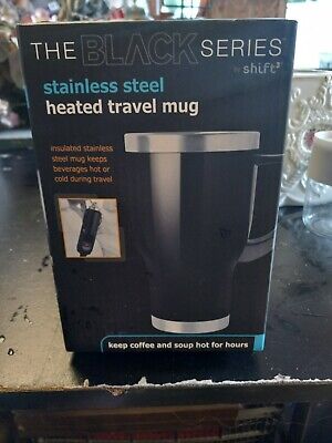 Mug The Black Series by Shift3 Stainless Steel Heated Travel 14 oz 12V AutoPower