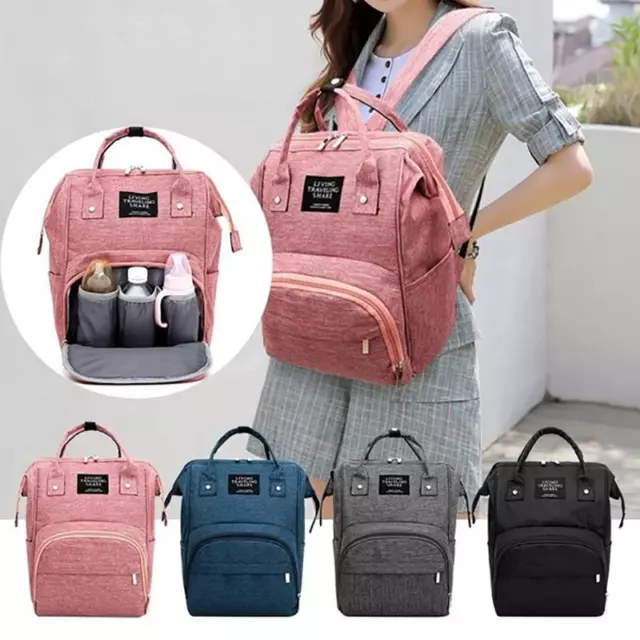 Nappy Backpack Bag Mummy Large Capacity Bag Mom Baby Multi-function Waterproof