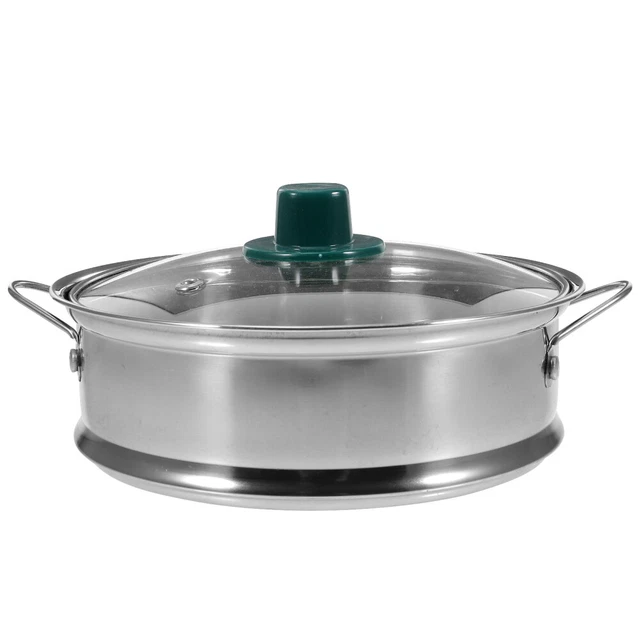 VAPORIERA CON MANICO Cestello per cottura a vapore per verdure per
