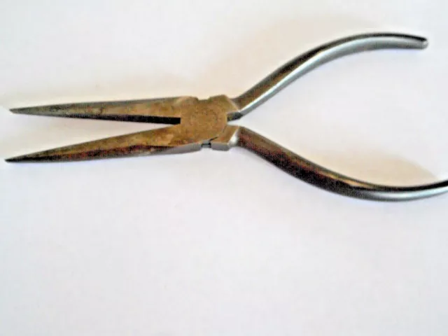 KRAEUTER 1611-6 ROUND NEEDLE NOSE PLIERS JEWELRY DESIGN MADE IN USA (t5)