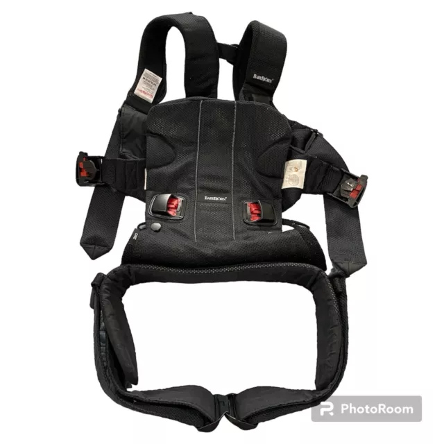 Baby Bjorn Baby Carrier One Black Airy Mesh 0 - 3yrs / 3.15kg - 15kg Ergonomic