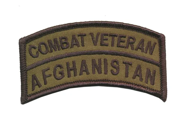 Combat Veteran - Afghanistan Tab -Operation Enduring Freedom - US Army - USMC OD