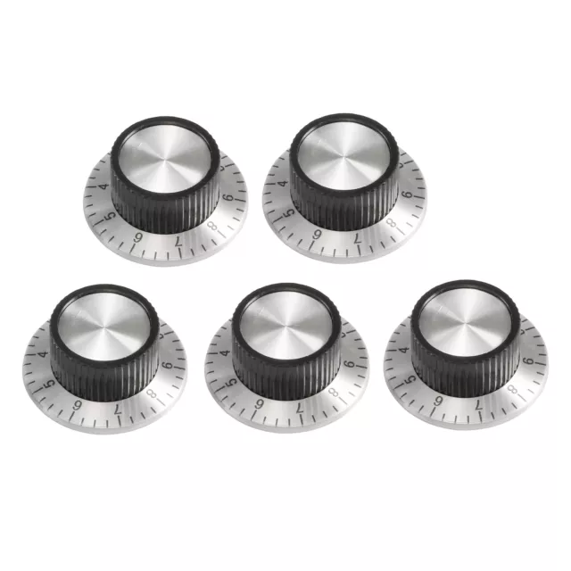 5pcs M6 37mm x 15mm bouton rotatif commande potentiomètre volume w Cadran