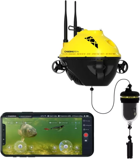 Chasing F1 Pro Fish Finder Underwater Drone | Underwater Rotatable Fishing Camer