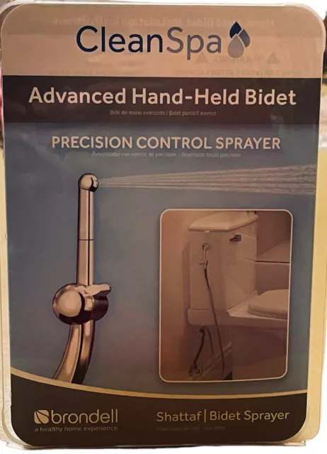 Nuevo Brondell CSA-35 CleanSpa Avanzado Bidé Shattaf Pulverizador Sellado