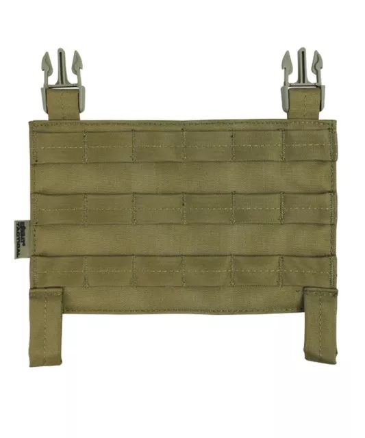 Buckle-Tek Based Molle Panel Coyote Rig Pouch Vest Loadout Attachment Airsoft