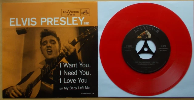 ELVIS PRESLEY I Want You, I Need You, I Love You / My Baby