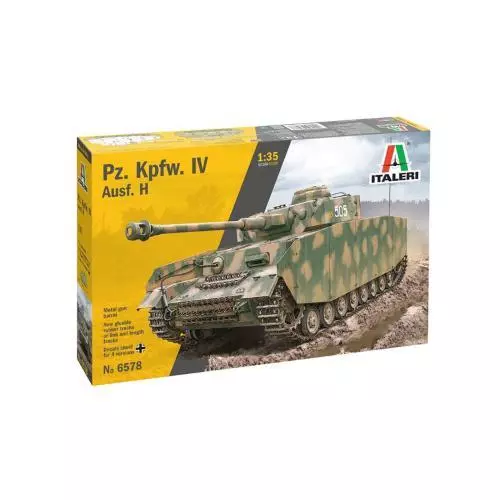 1:35 Italeri Pz.Kpfw. Iv Ausf. H Kit IT6578 Modellbau 2