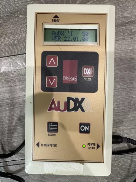 Bio-Logic AUDX 580-OAEAX4 - Hearing Screener - Working but NO POWER SUPPLY
