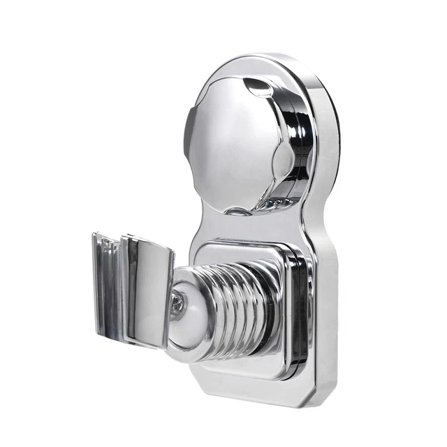 Soporte de Cabezal de Ducha con Ventosa Ajustable, Montaje en Pared de ABS