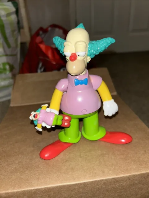 2014 The Simpsons 25Th Anniversary Series Krusty The Clown Action Figure Talking
