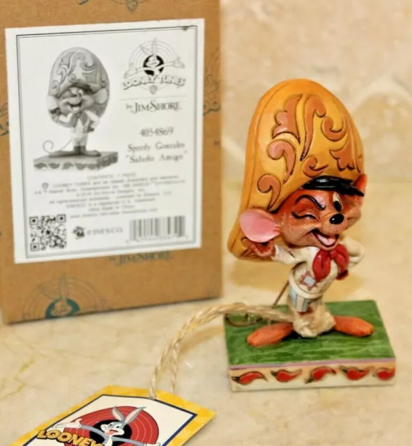 Jim Shore Retired Looney Tunes Speedy Gonzales Saludo Amigo RARE 4054869