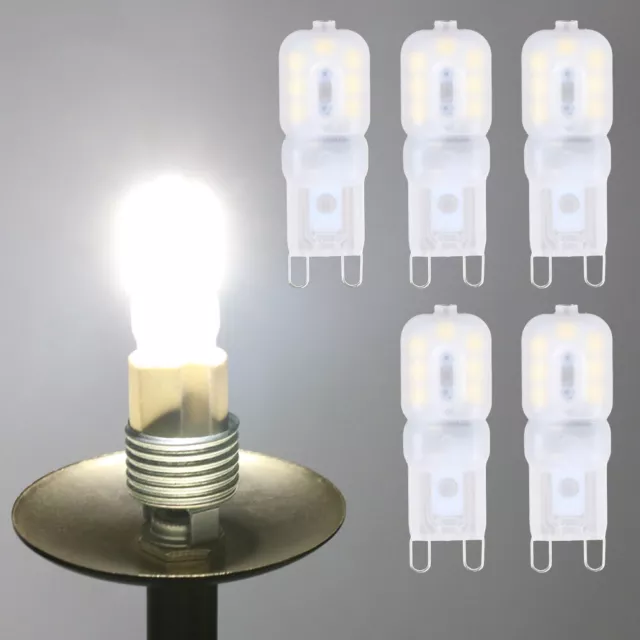 10X G9 LED 3W 5W Kapsel Glühbirne echter Ersatz für G9 Halogen Glühbirnen