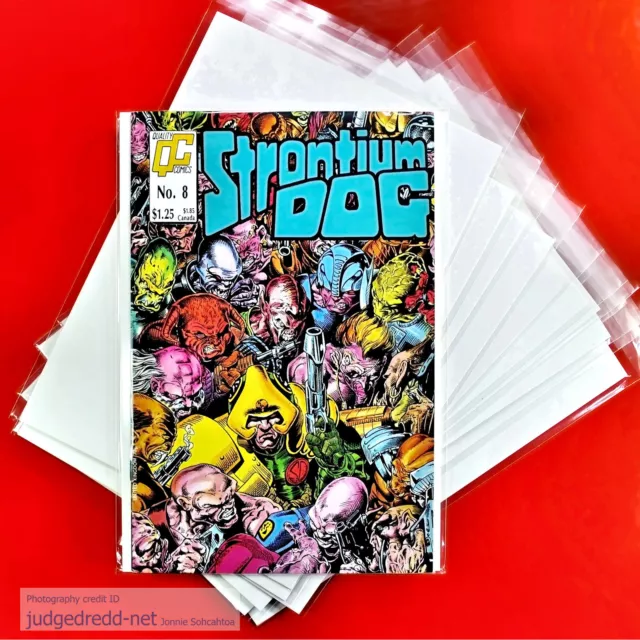 Strontium Dog 8 Quality Comics Issue 8 + Comic Bag and Board (Lot 91 )