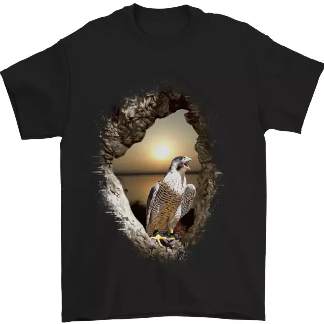 Peregrine Falcon Birds of Prey Mens T-Shirt 100% Cotton