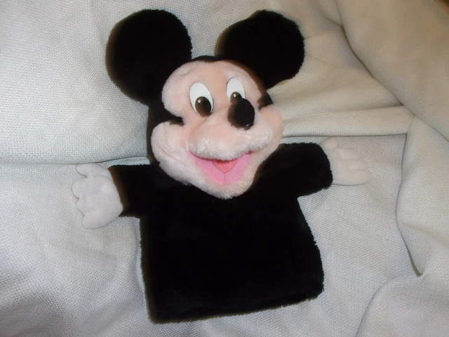 MICKEY MOUSE HAND Puppet Vintage Applause Plush Stuffed Animal Walt MICKEY MOUSE HAND Puppet Vintage Applause Plush Stuffed Animal Walt