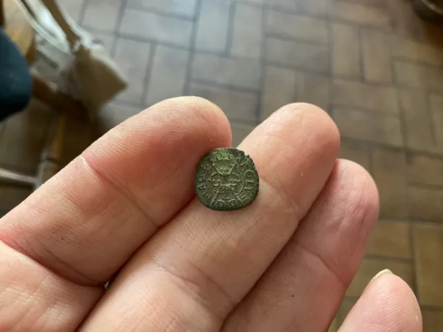 Collectable Charles l Rose Farthing.Metal Detecting Finds 2