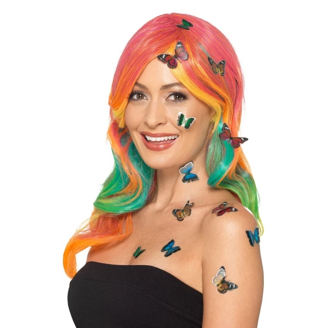 3D Farfalla Corpo Adesivo Pelle Sticker Butterfly Tatuaggi Per Bastone
