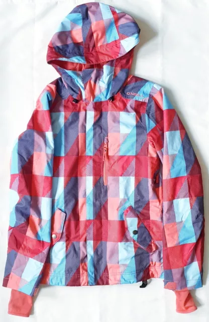 Oneill Ski Snowboard Jacket Escape Series Geometrical Pattern Size 6