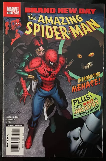 MARVEL COMICS THE AMAZING SPIDER-MAN #550 2018 1st Appearance of Jackpot NM