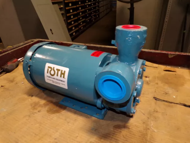 New Roth 1-1/2" X 1-1/4" Ci Turbine Pump 2 Hp 230/460 Vac 1755 Rpm 1Scu151Sf