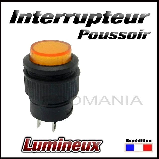 Lot De 10 Interrupteurs Bouton-poussoir à Bascule ON/OFF Pour Voiture | Neuf Générique