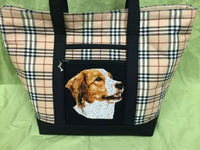 Beautiful Custom Embroidered kooikerhondje Tote