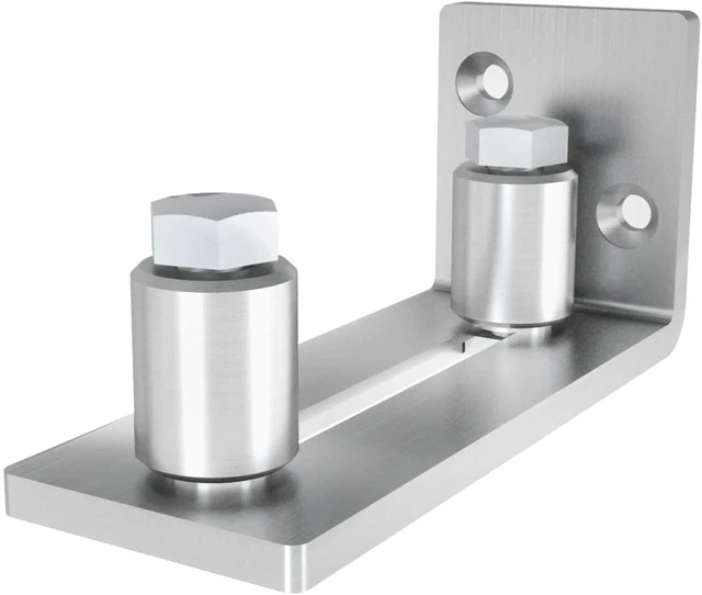 Stainless Steel Barn Door Floor Guide Sliding Door Floor Guide-Adjustable Roller