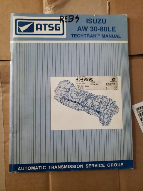 ATSG Isuzu AW 30-80LE Techtran Manual