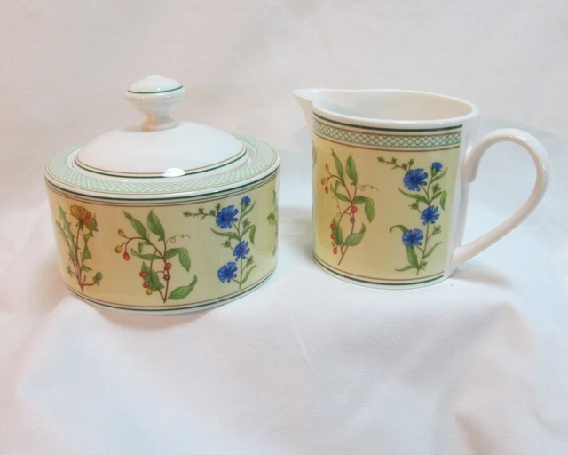 Milchkännchen und Zuckerdose Villeroy & Boch Eden