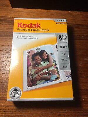 vernis 100 feuilles Scellé Nouveau Kodak Premium Papier photo 4" X 6" 