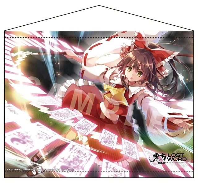 Touhou Lostword B2 Tapestry Wall Scroll Poster Reimu Hakurei Shrine Maiden