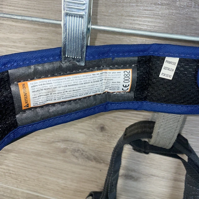 Black Diamond Women's Primrose Harness (Small) - Blue Gray Black EUC! 4